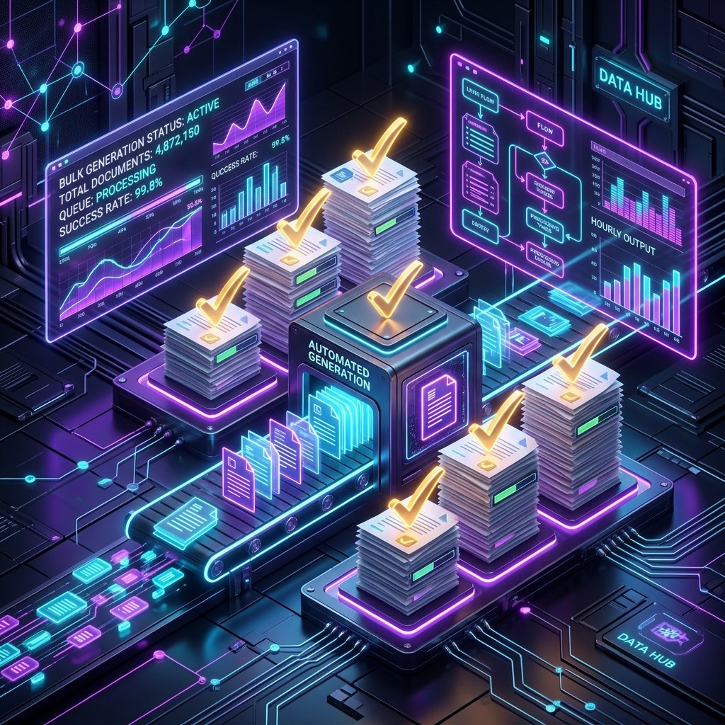 Bulk AI Article Generation Process
